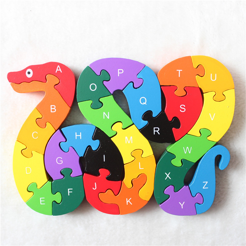 Kids Toys 2 Year Old - Nieuwe Educatief Speelgoed Kids Snake Houten