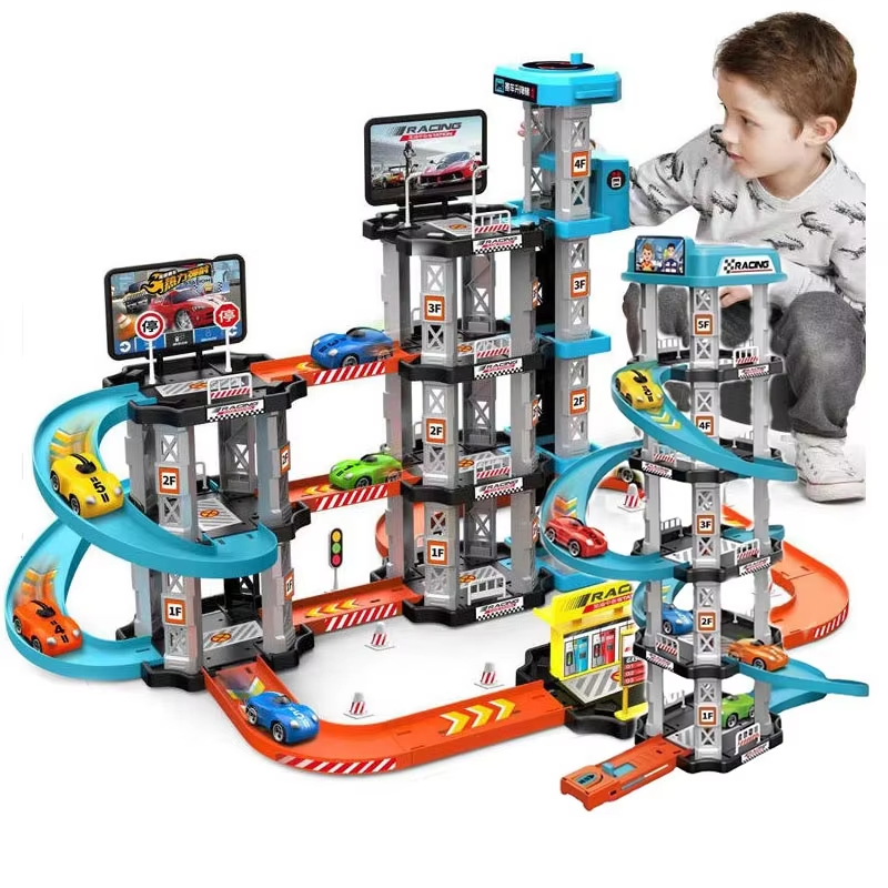 Catapult Launcher Toy - Racebaan auto ramp speelgoed kinderen garage