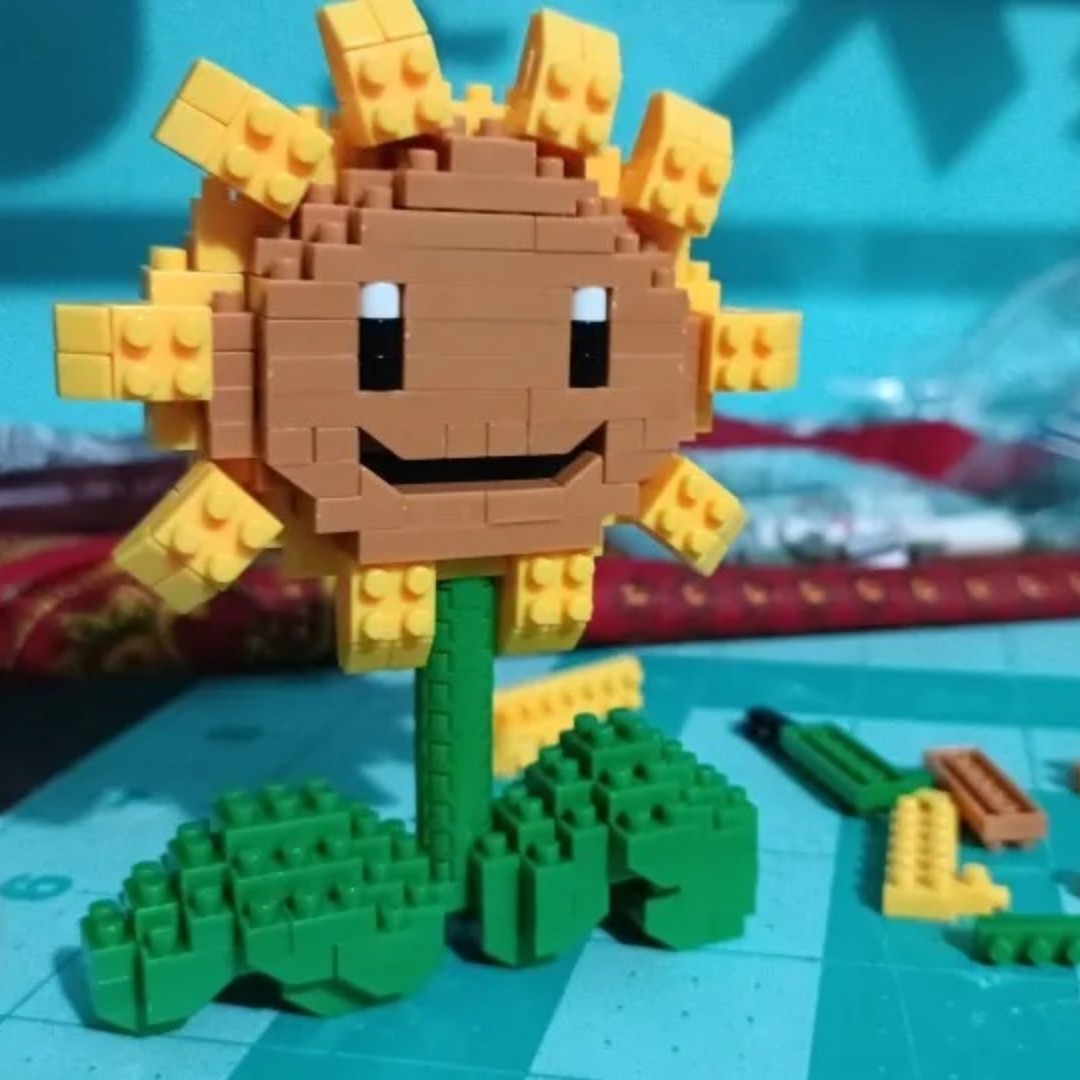 Kids Zombie Toys - Planten VS Zombies Blokken Kleine Cartoon