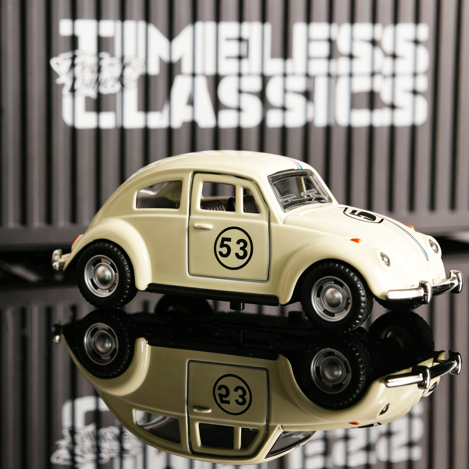 Kids Toys Young - 1:32 Witte No.53 Kever Diecast Raceauto,