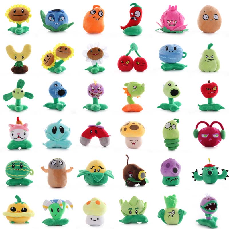 Kids Zombie Toys - 1pcs 13-20cm Plants vs Zombies Knuffels