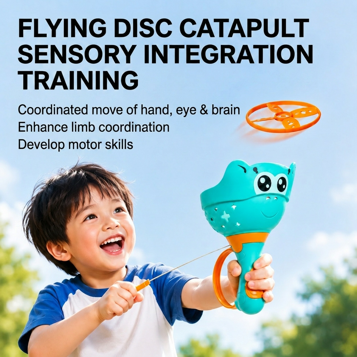 Catapult Launcher Toy - Mquduo Flying Disc Catapult Launcher-speelgoed voor