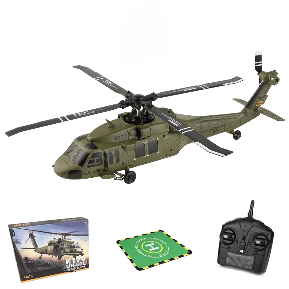 Kids' Toys Channel - K170 RC Helicopter UH-60L 4-kanaals afstandsbediening