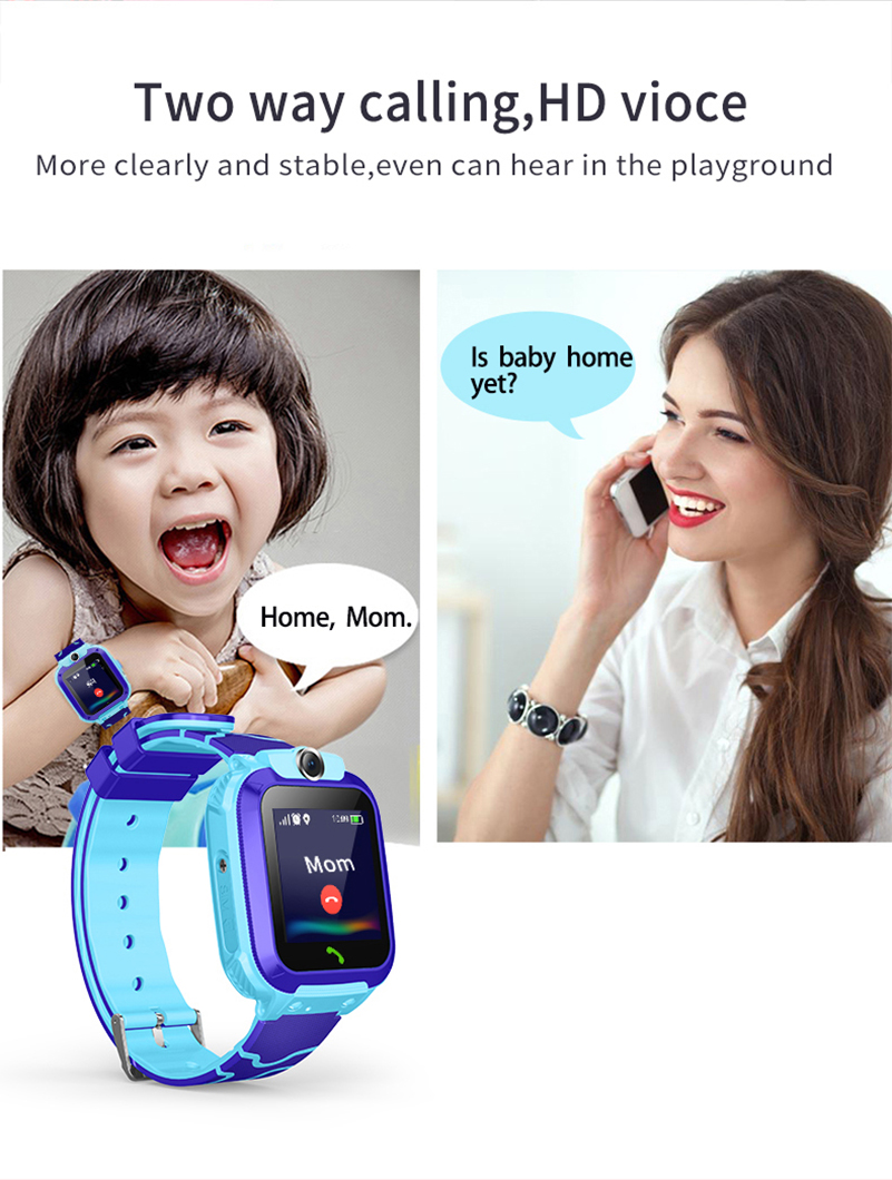 Kids Smartwatch Gps - 2026 Waterdichte Smartwatch Kinderen SOS GPS