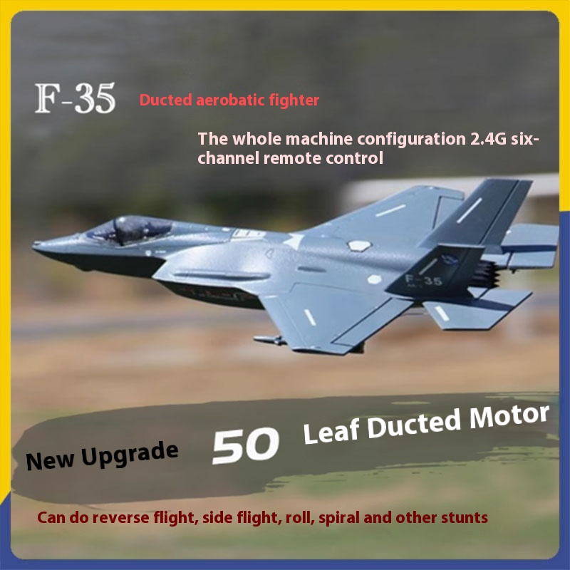 Kids' Toys Channel - Elektrische F35 V2 Jet Engine Vliegtuigen