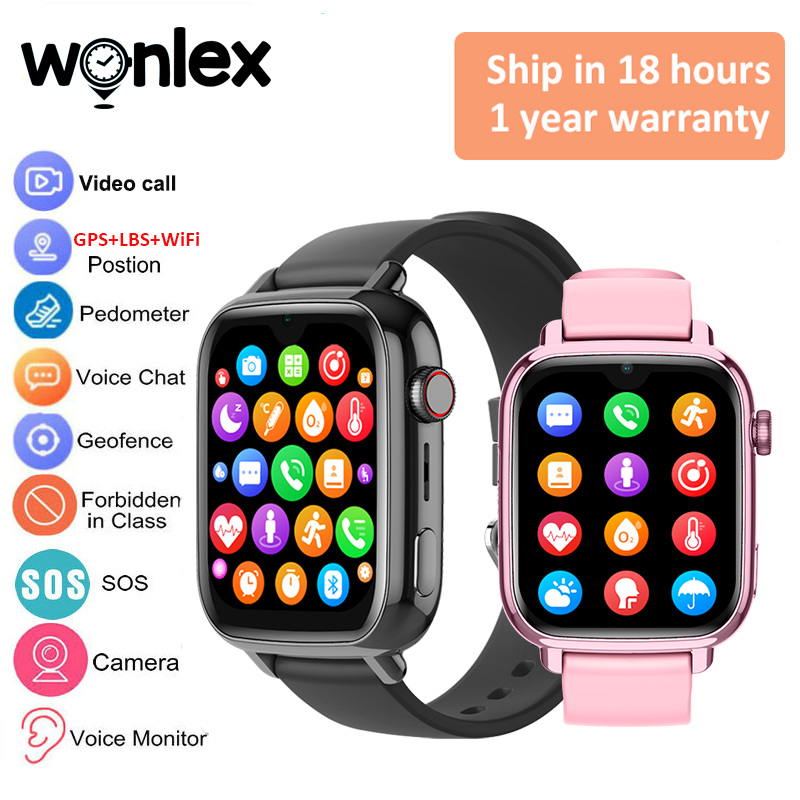 Kids Smartwatch Gps - Wonlex KT34 Smartwatch voor kinderen 4G