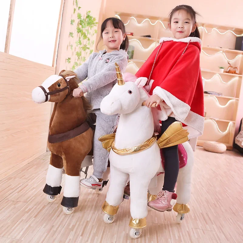Kids Toys Horse - Meerkleurig springpaard Groot babyspeelgoed Interactief kindercadeau