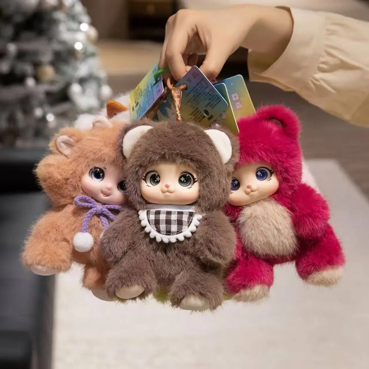 Kids Toys Animal - 18 cm/Kawaii Schattige Dieren Vinyl Gezicht