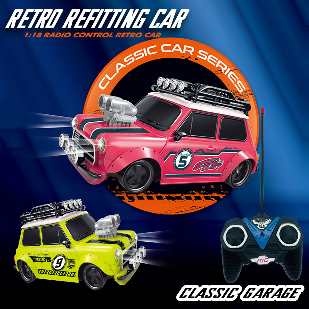 Kids' Toys Channel - 1:18 Retro Refitting MINI Auto 4