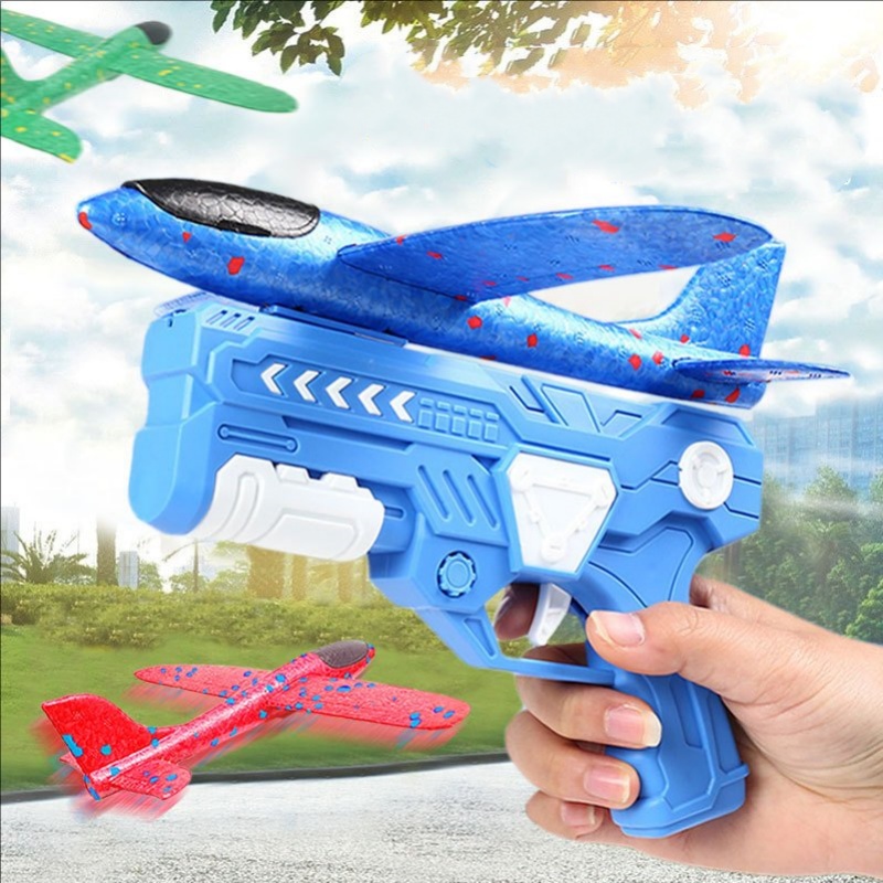 Catapult Launcher Toy - Gloeiend Schuim Vliegtuig 10M Launcher Katapult