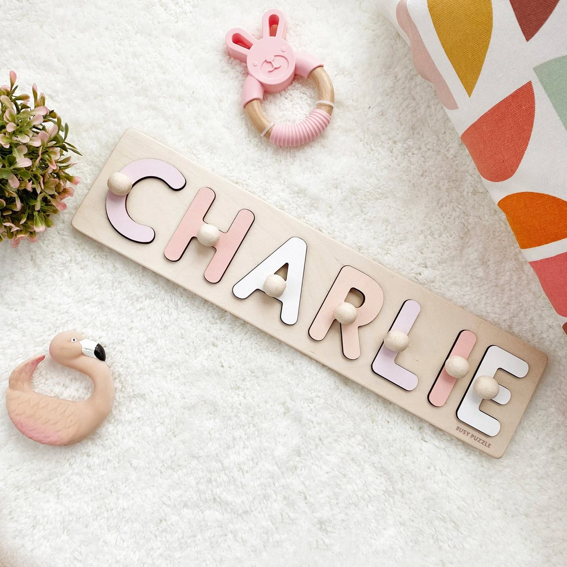 Kids Toys Names - Gepersonaliseerde naampuzzel met haringen | Nieuwe