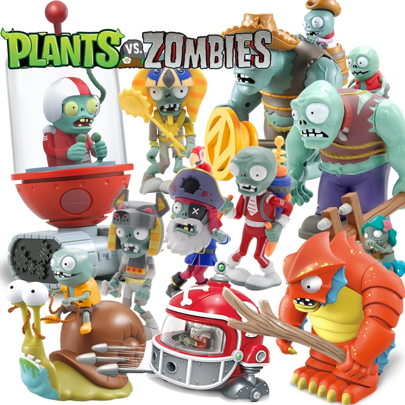 Kids Zombie Toys - Plants Vs Zombies 2-speelgoedsetcollectie Mechanische haai