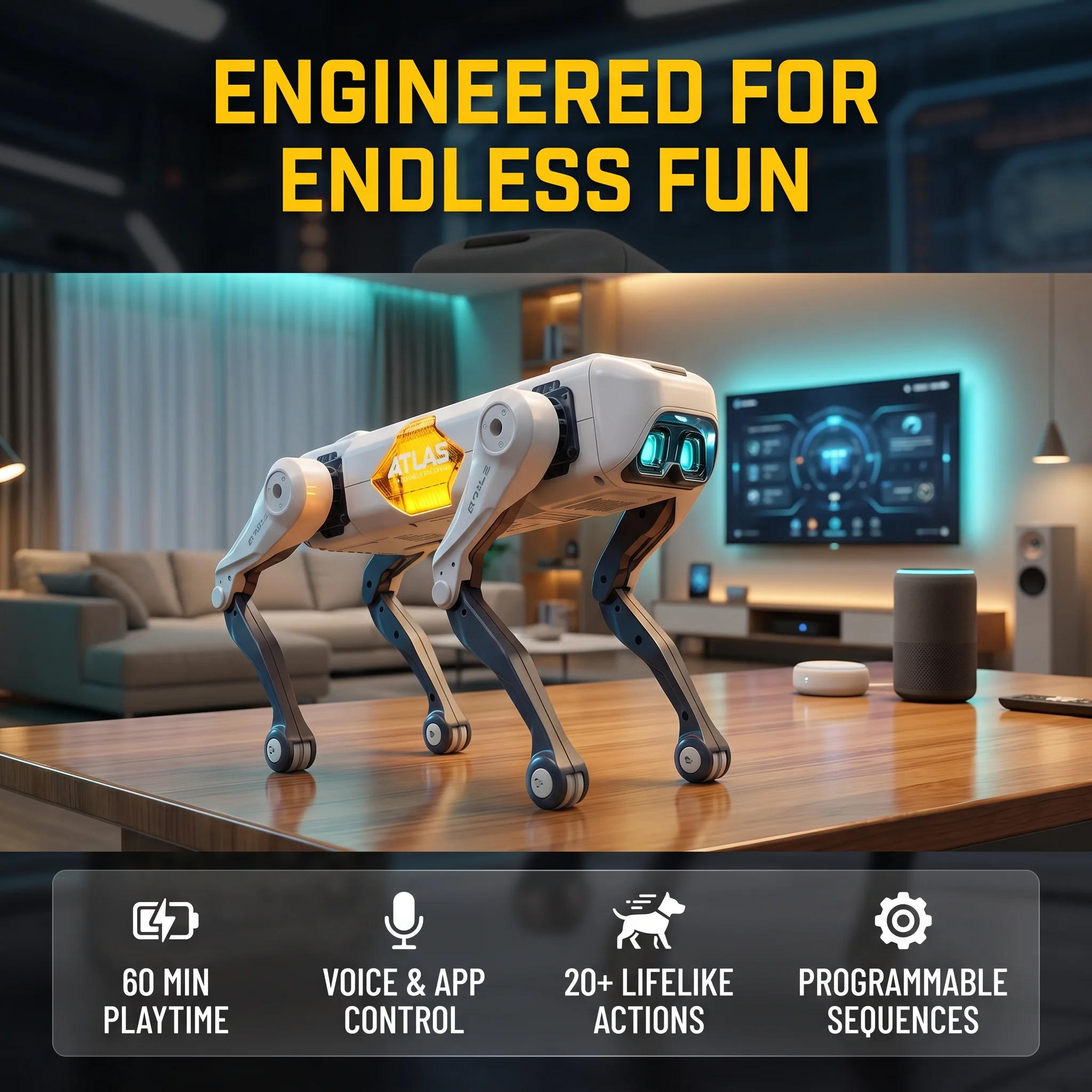 Kids Toys Animal - AI Slimme Robot Hond, Spraak- &