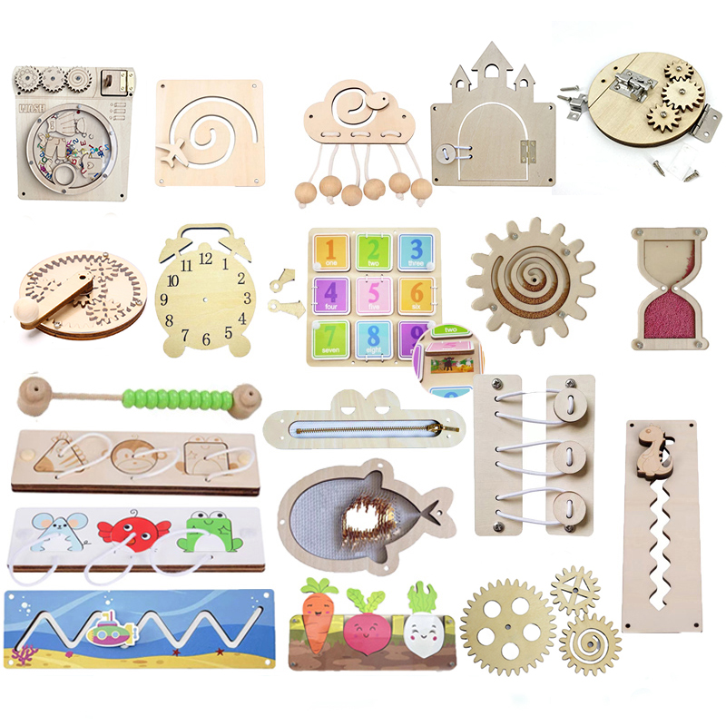 Kids Toys 2 Year Old - Baby Busy Board Accessoires Montessori Speelgoed