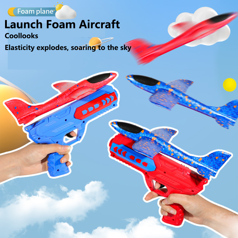 Catapult Launcher Toy - EVA Foam Catapult Vliegtuiglanceerapparaat Speelgoed Buitensport