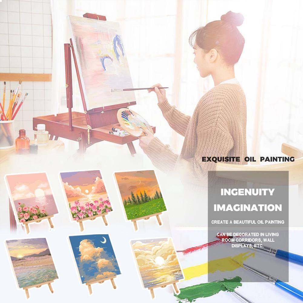 Kids Art Easel - DIY Schilderen op Nummer Set voor