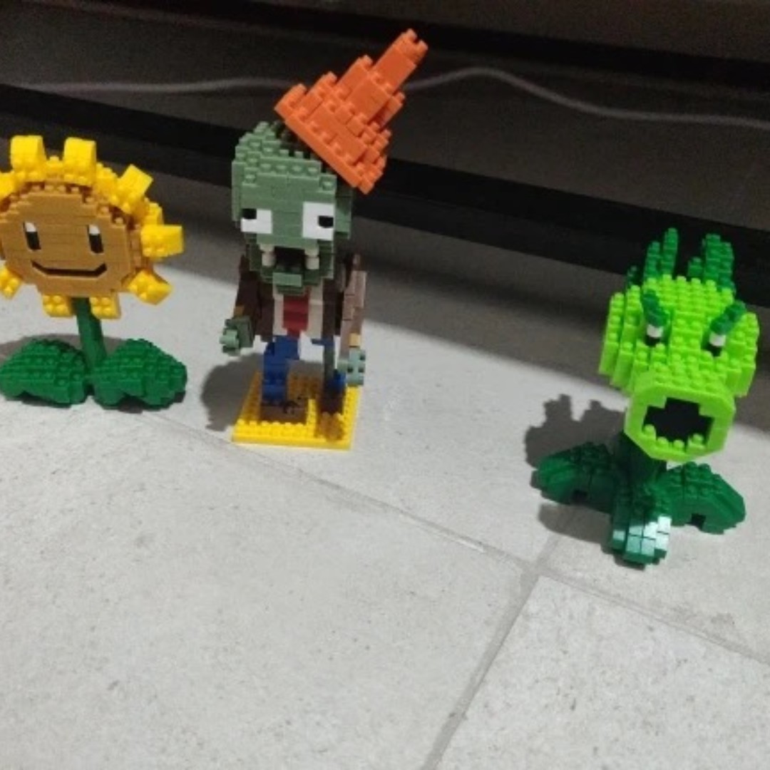 Planten VS Zombies Blokken Kle - Kids Zombie Toys recensie en prijs