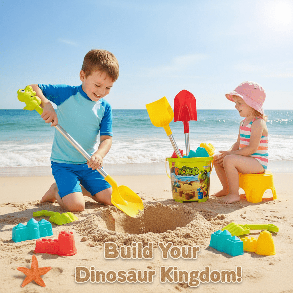 7-delige Dinosaurus Strandzand - Kinetic Sand Mold recensie en prijs