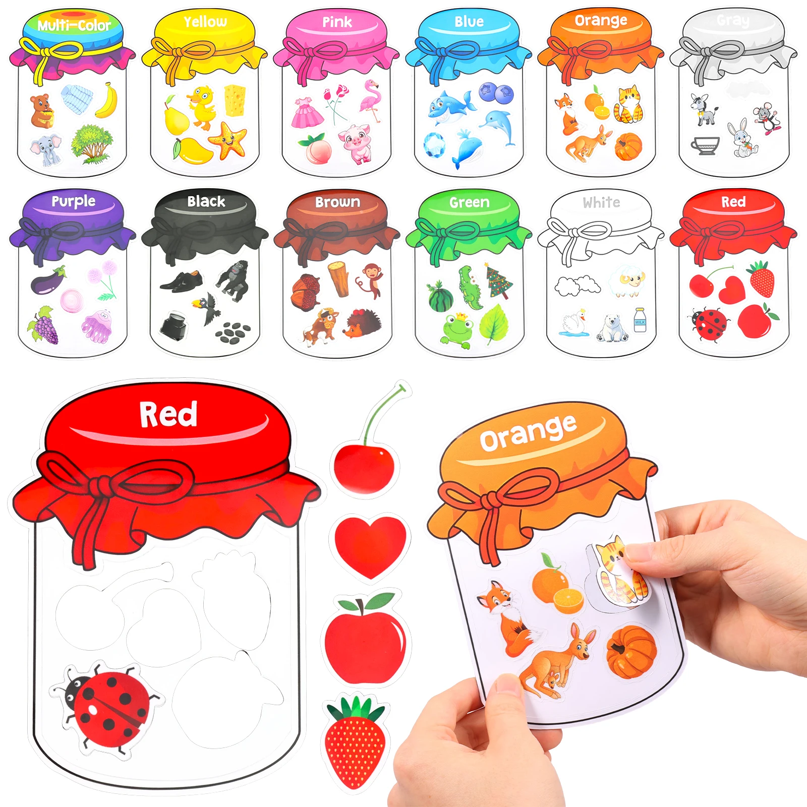 12/10 stuks kleursorteermagnet - Kids Toys 2 Year Old recensie en prijs