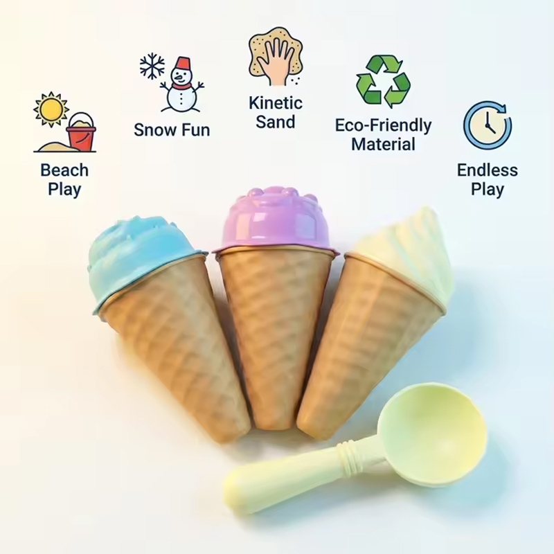 Zomerstrand IJsjes Zandvormen  - Kinetic Sand Mold recensie en prijs