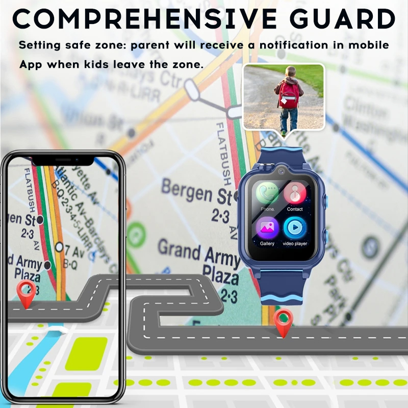 Yoateo Smart Watch Kids 4G KT1 - Kids Smartwatch Gps recensie en prijs