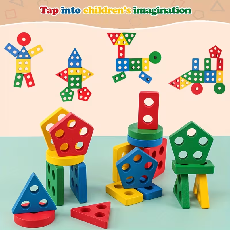 Montessori Houten Spelletjes B - Kids Toys 2 Year Old recensie en prijs