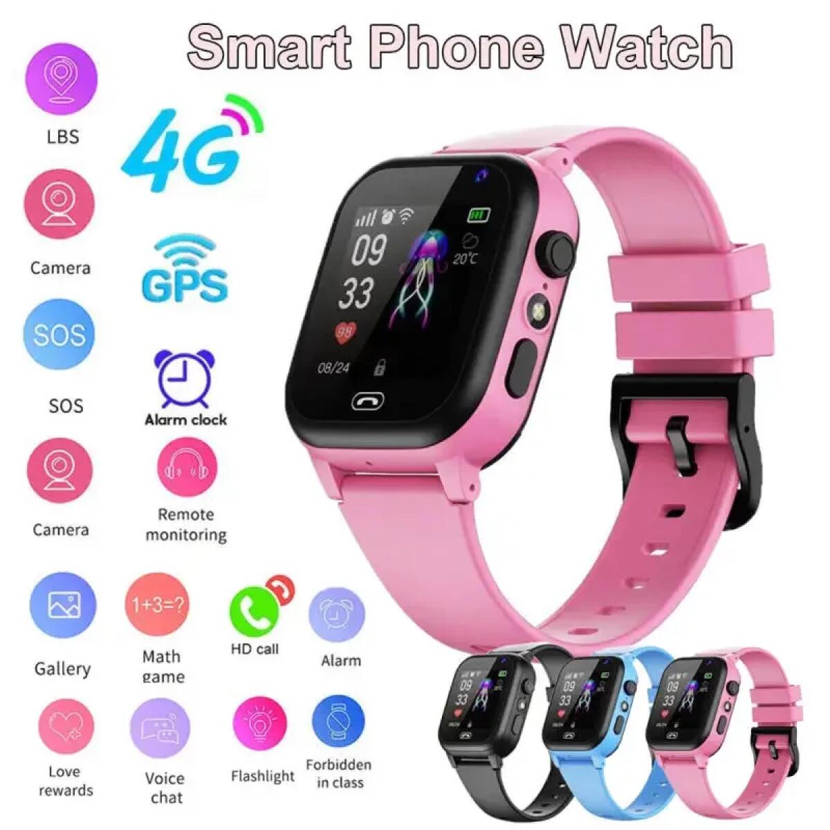 Kinderen Smart Watch 4G Multif - Kids Smartwatch Gps recensie en prijs
