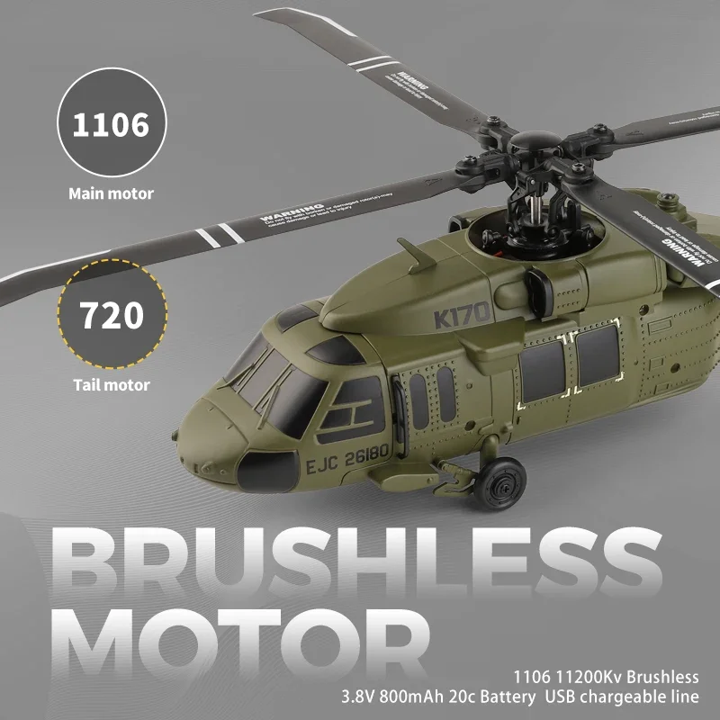 K170 RC Helicopter UH-60L 4-ka - Kids' Toys Channel recensie en prijs