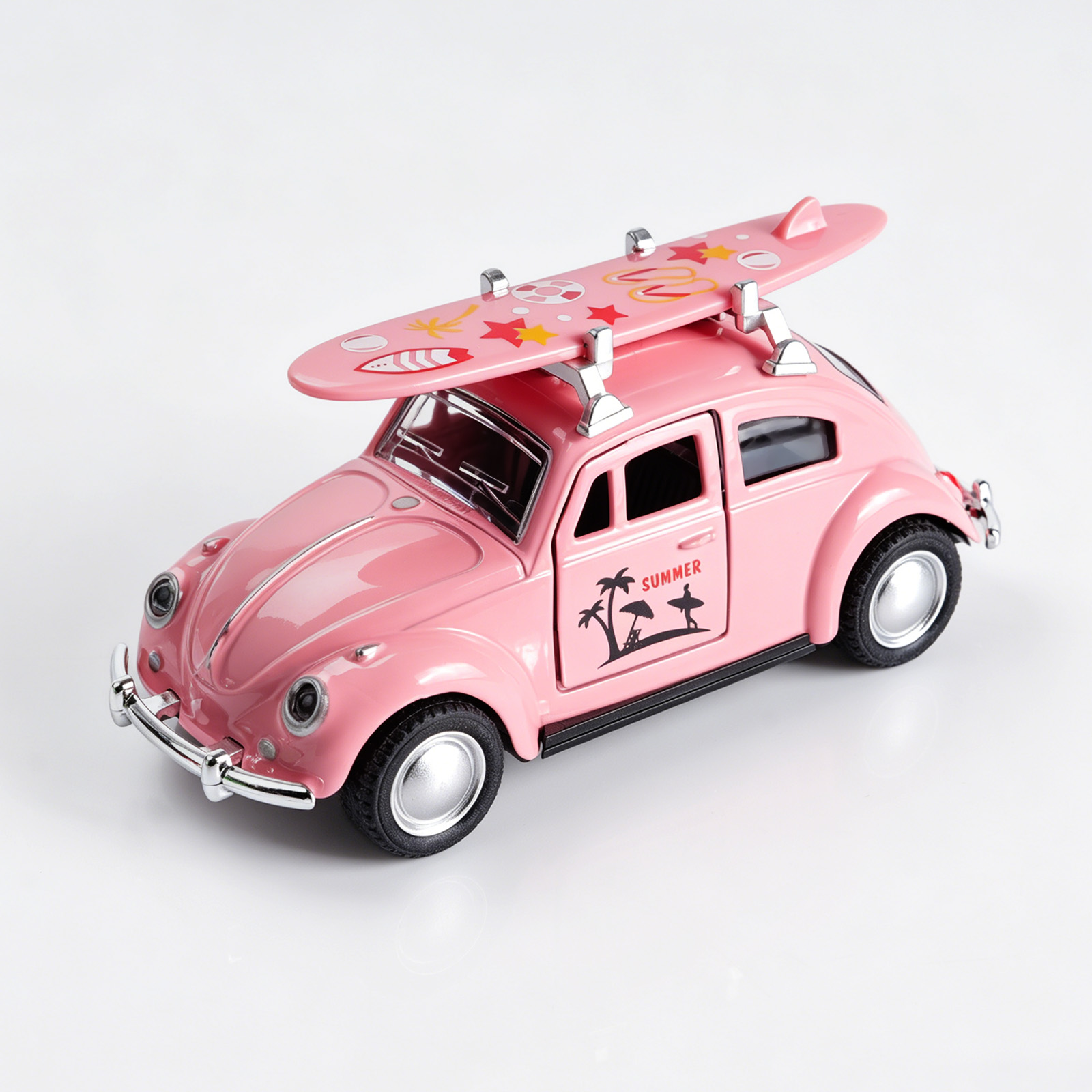 1:36 roze Volkswagen Kever geg - Kids Toys Young recensie en prijs