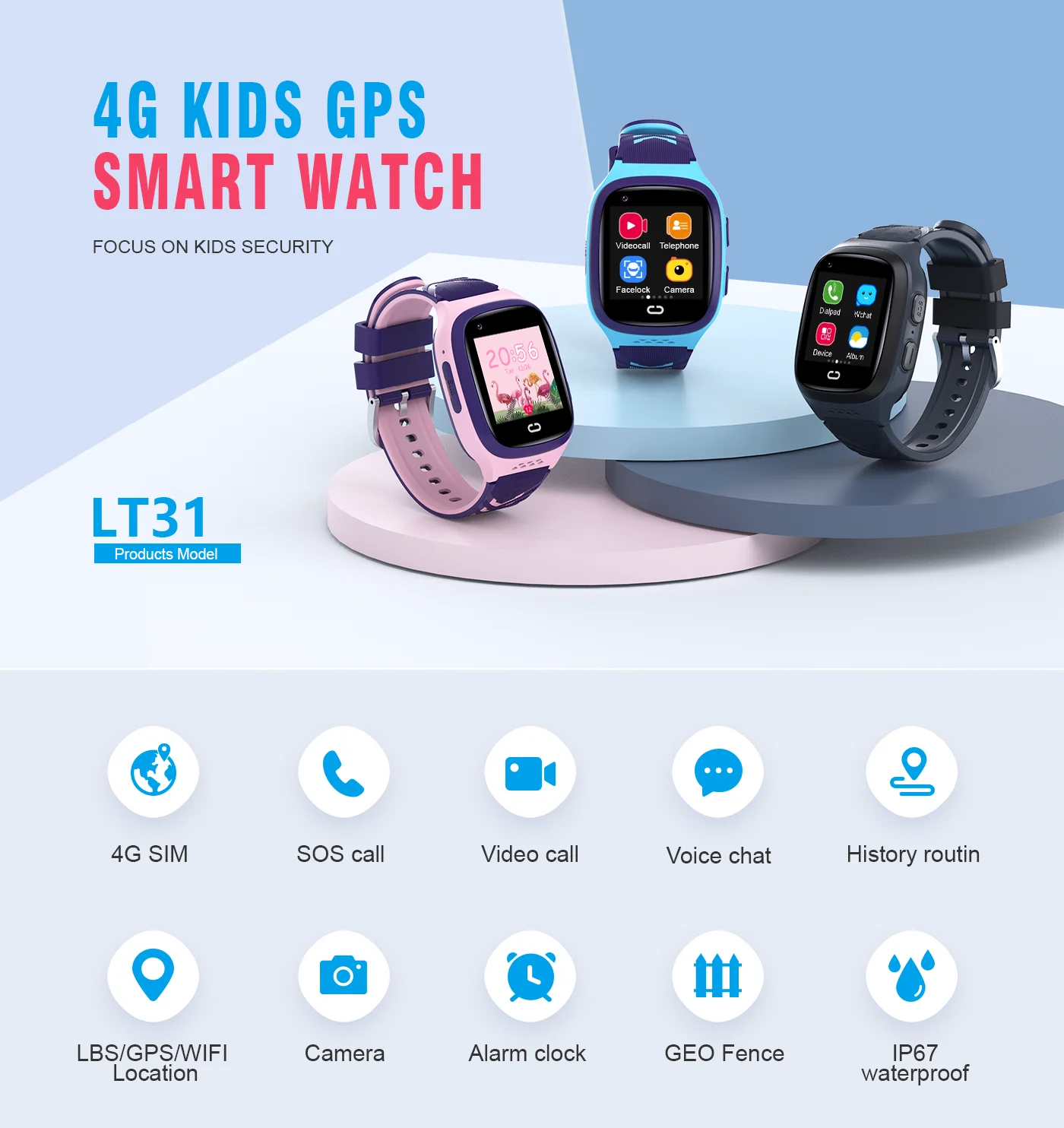 4G Kids Smartwatch SOS Waterdi - Kids Smartwatch Gps recensie en prijs