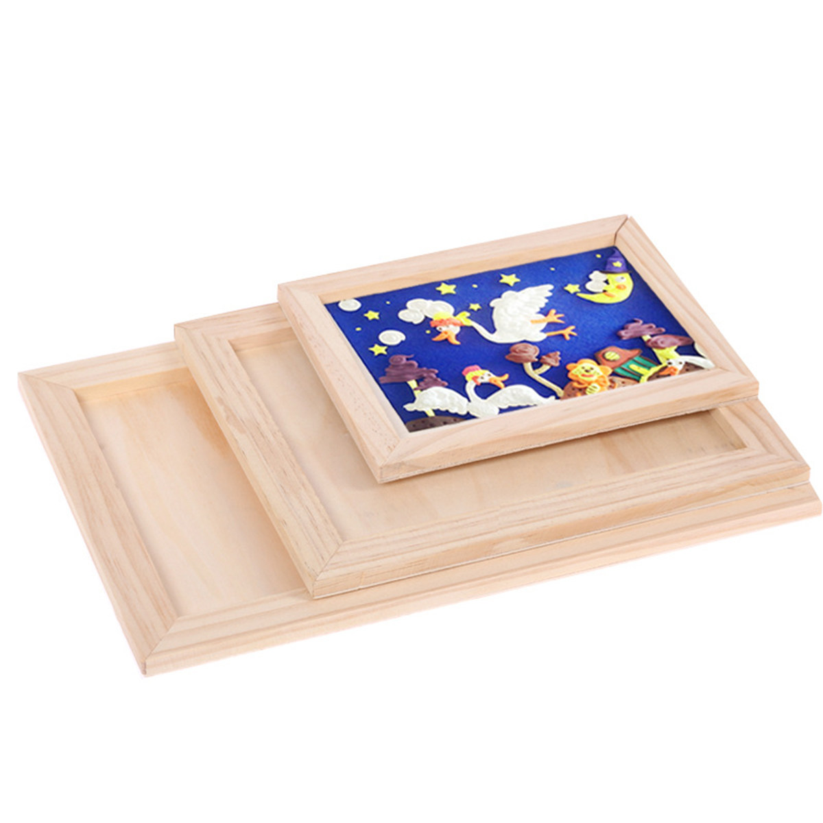 2 stuks blanco houten schilder - Kids Art Easel recensie en prijs