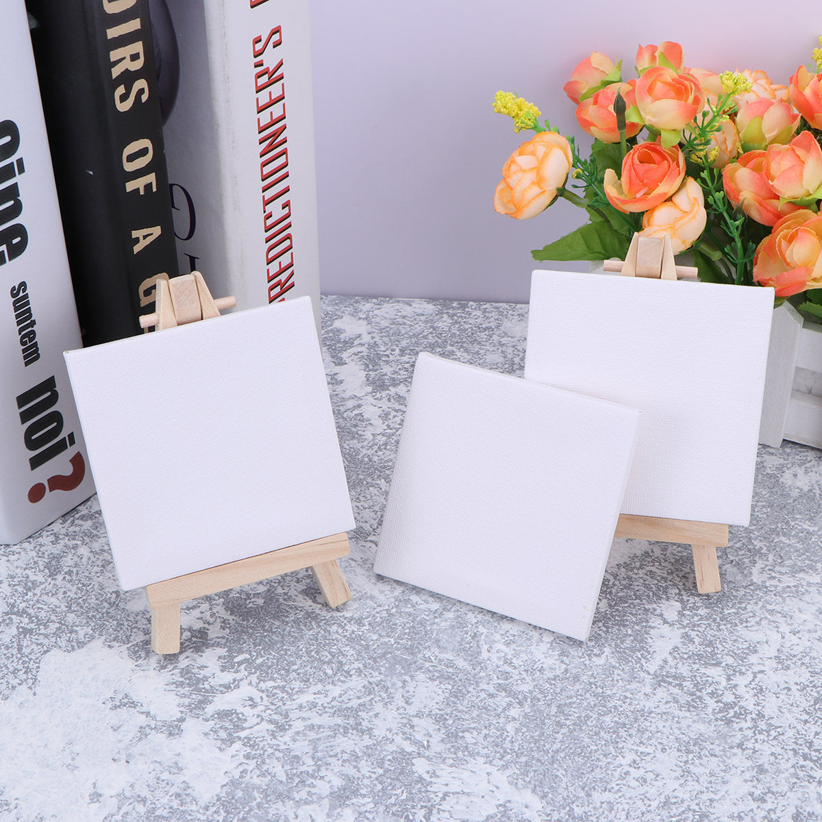 10 stuks mini houten schilders - Kids Art Easel recensie en prijs