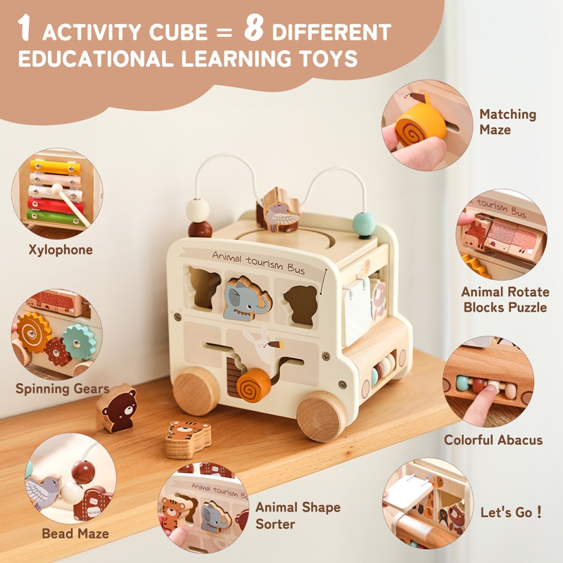 Montessori houten kinderspeelg - Kids Toys 2 Year Old recensie en prijs