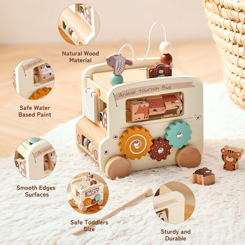 Montessori houten kinderspeelg - Kids Toys 2 Year Old recensie en prijs