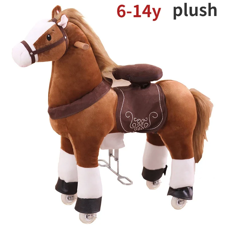 Meerkleurig springpaard Groot  - Kids Toys Horse recensie en prijs