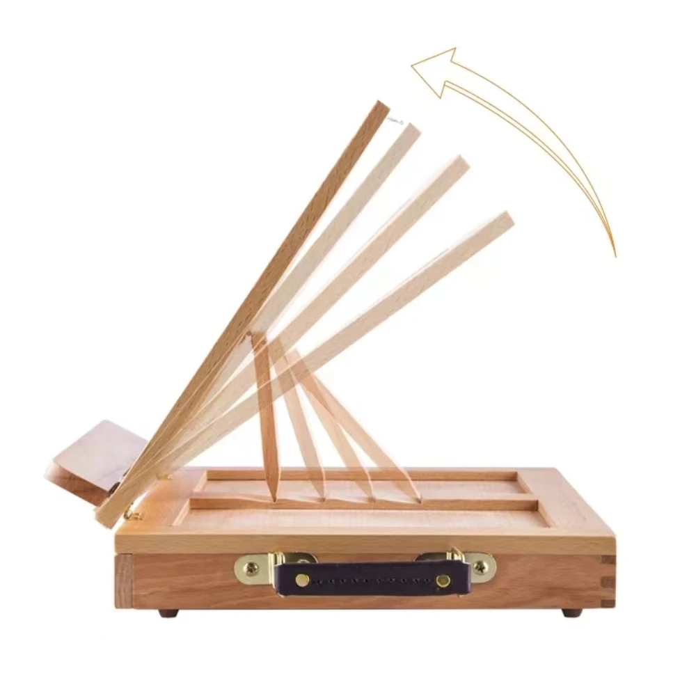 Draagbare houten tafelschilder - Kids Art Easel recensie en prijs