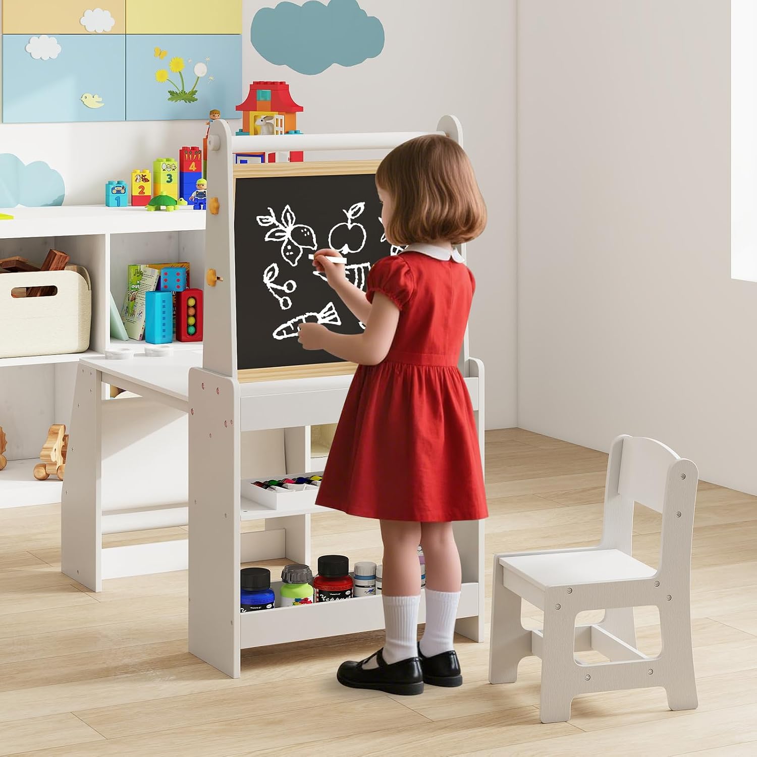 Kinderen Tekentafel & Stoelset - Kids Art Easel recensie en prijs