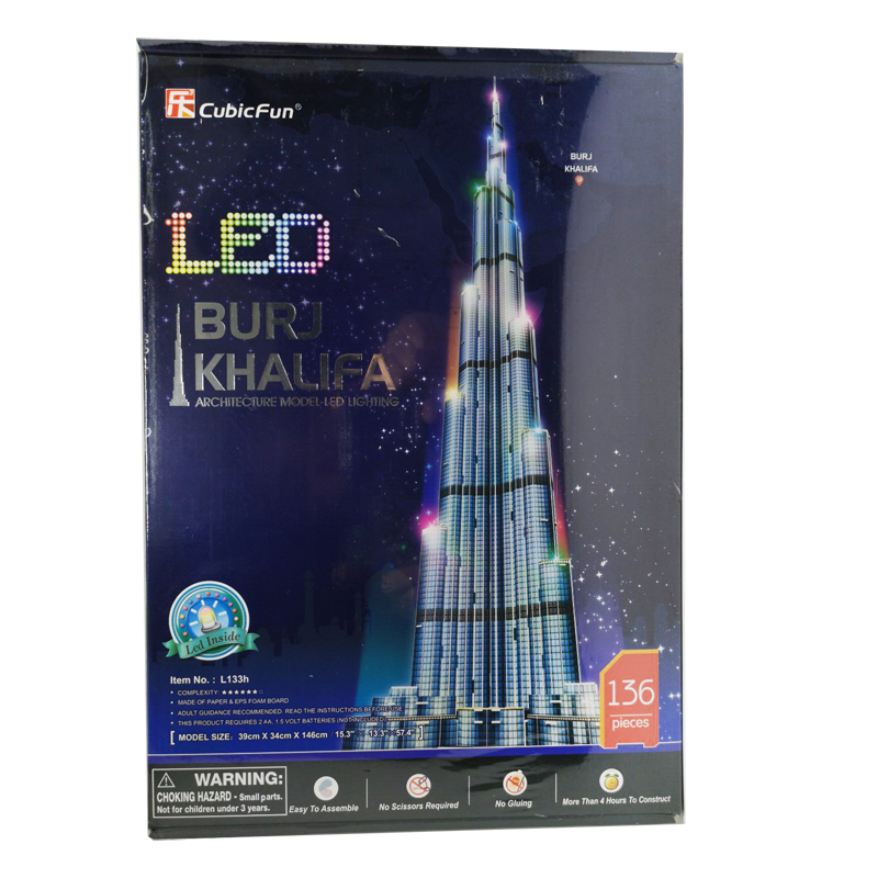 3d Puzzels 1.5M Dubai Burj Kha - Kids Toys Dubai recensie en prijs