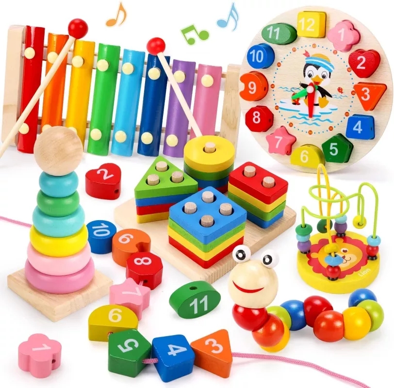 Montessori Houten Speelgoed Vo - Kids Toys 2 Year Old recensie en prijs