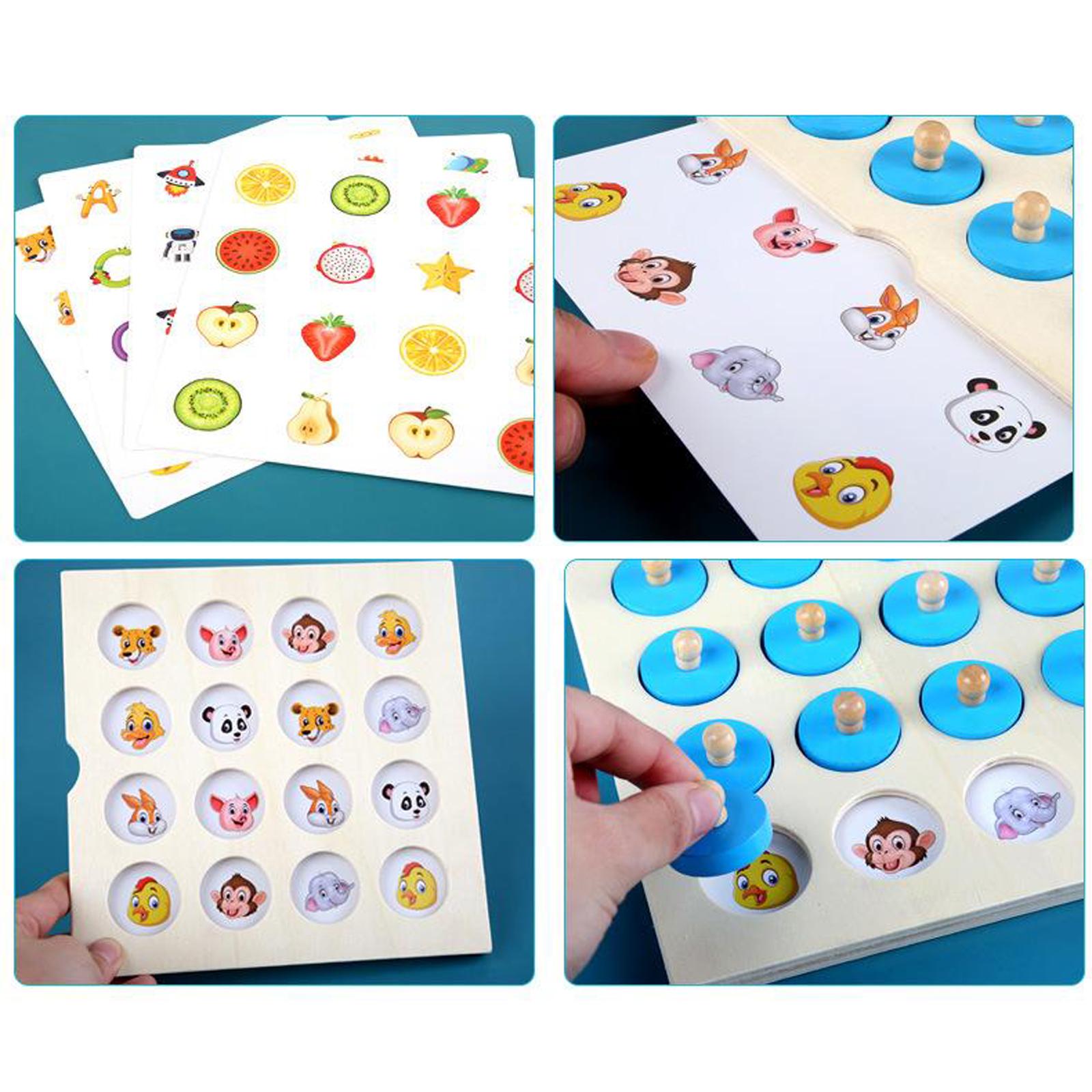 Montessori Memory Chess Game 3 - Kids Toys Animal recensie en prijs