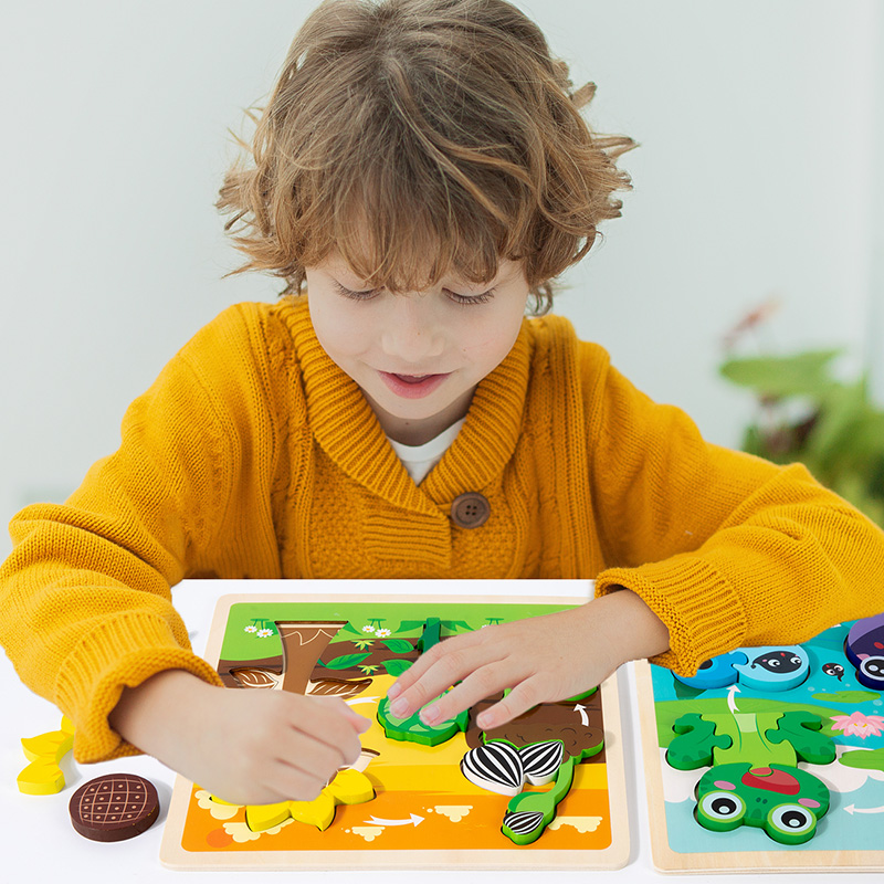 Babyspeelgoed Houten 3D-puzzel - Kids Toys Cycle recensie en prijs