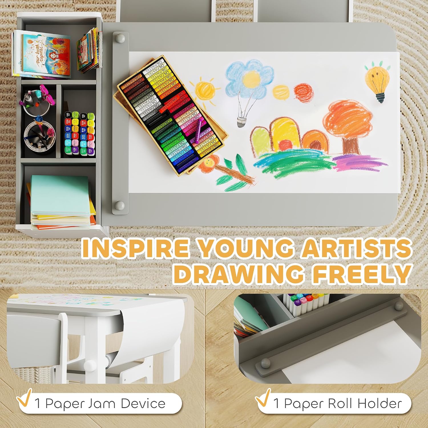 Kinderkunsttafel & schildersez - Kids Art Easel recensie en prijs