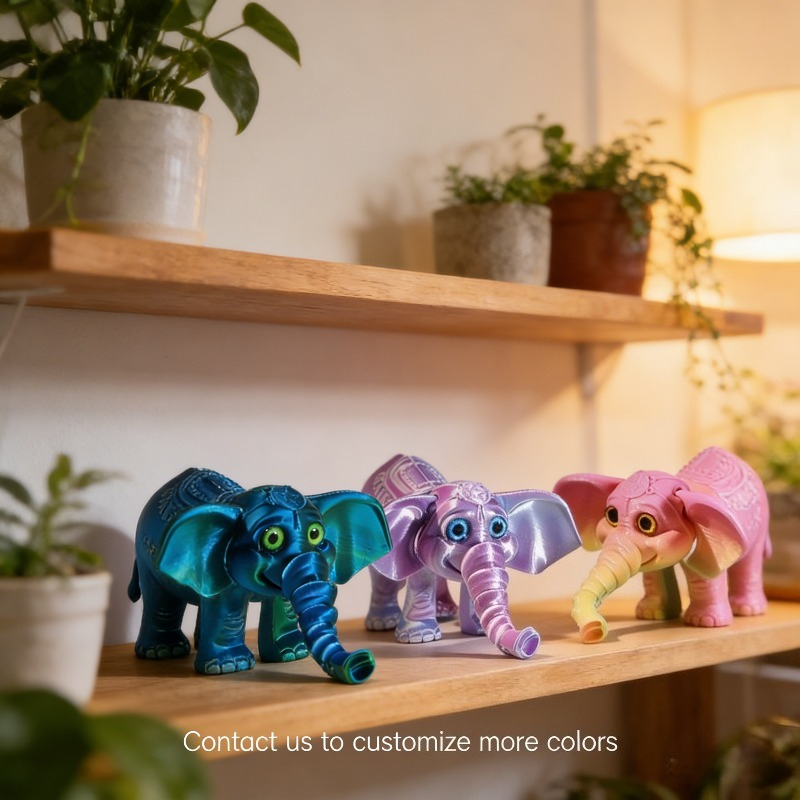 10CM 3D Geprint Olifantmodel M - Kids Toys Elephant recensie en prijs