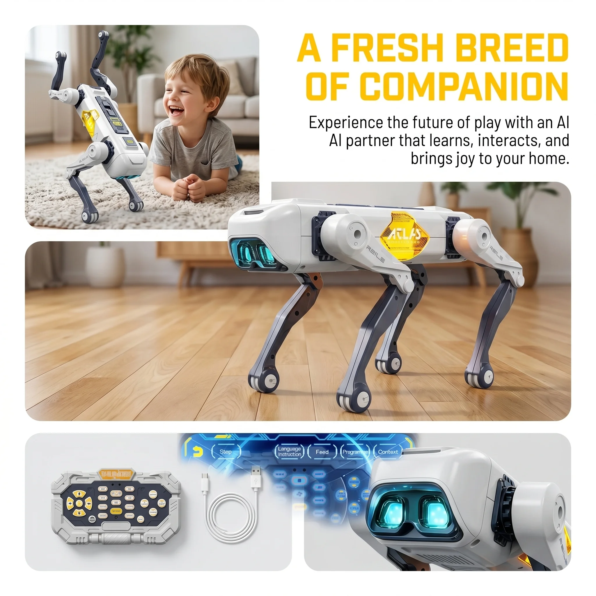 AI Slimme Robot Hond, Spraak-  - Kids Toys Animal recensie en prijs