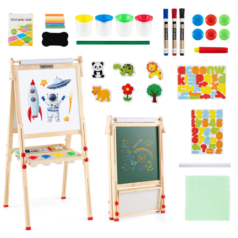 3-in-1 dubbelzijdig opvouwbaar - Kids Art Easel recensie en prijs