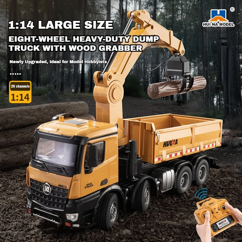 Huina 1538 RC Dump Truck 1:14  - Kids' Toys Channel recensie en prijs