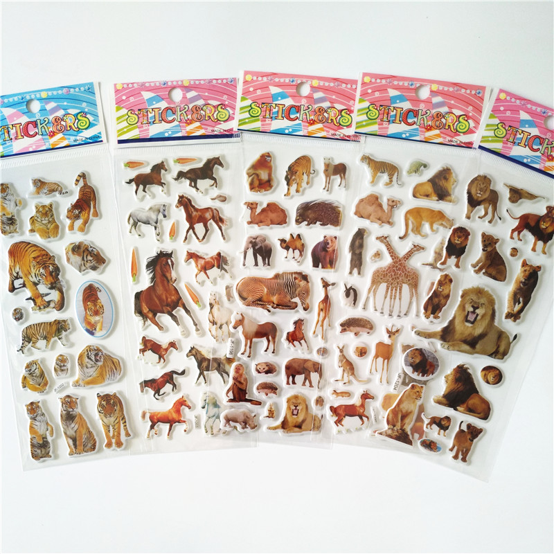 6 stks Wilde Dieren Stijl Stic - Kids Toys Elephant recensie en prijs