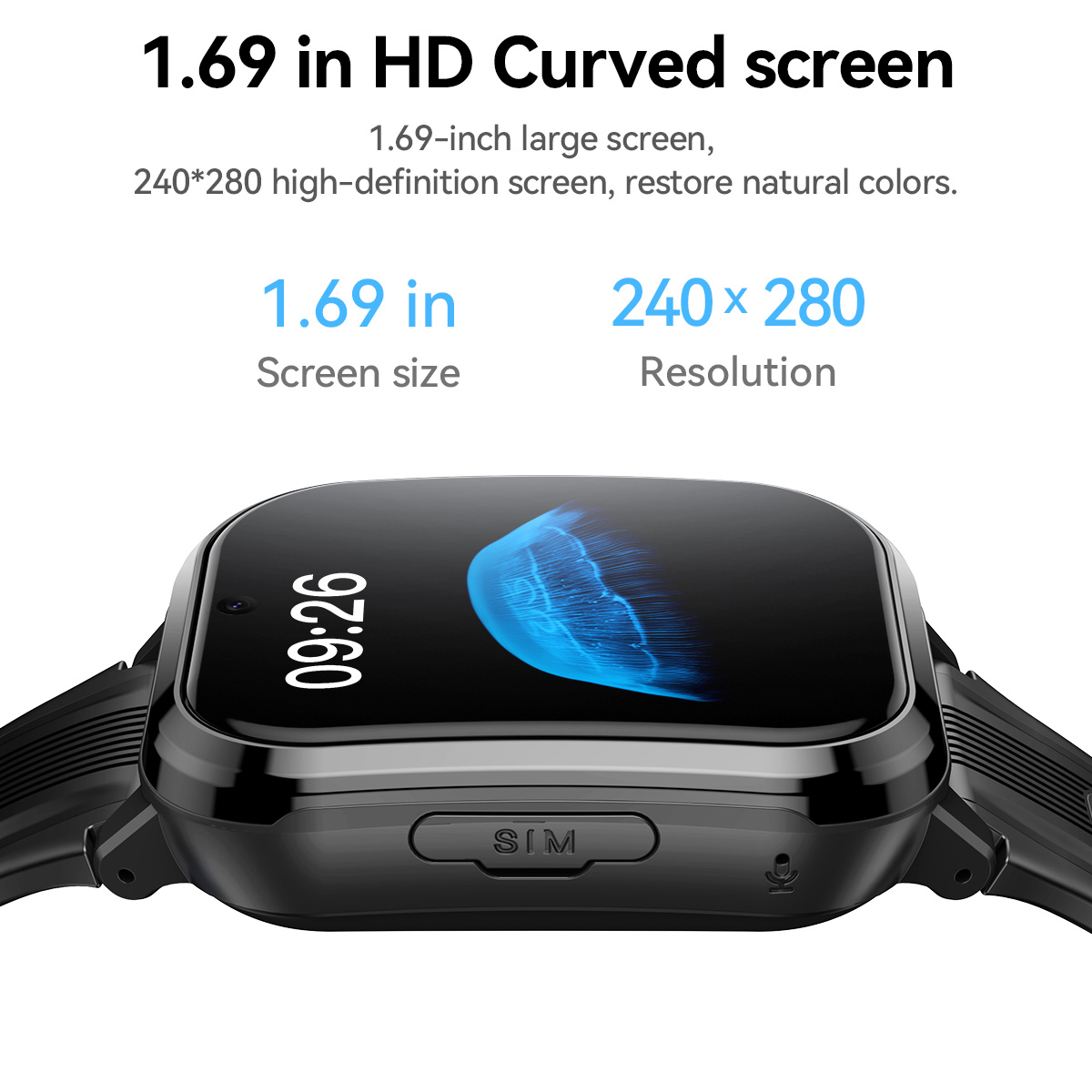 HOCO Y108 1.69 inch HD LCD geb - Kids Smartwatch Gps recensie en prijs