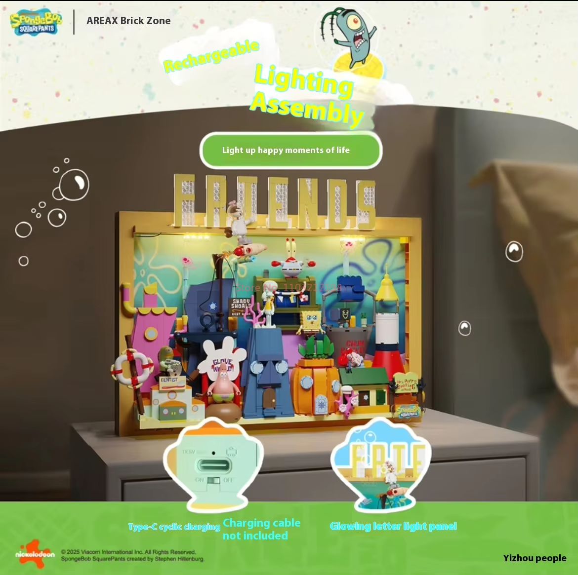 Officiële Area-X Spongebob Squ - Kids Xbox Toys recensie en prijs